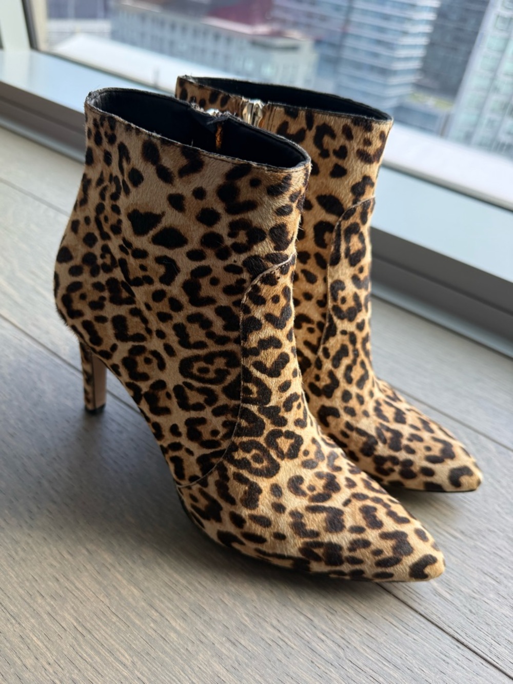 Sam Edelman Cheetah Heel Boot (Women’s Size 7.5)